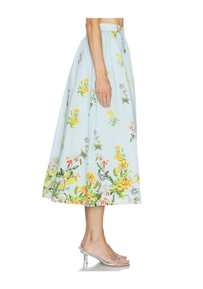HEMANT AND NANDITA Skirt in Baby Blue. Size S. Also in L, M, XL, XS, XXL.