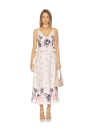 Cleobella Mena Ankle Dress in Pink. Size S. Also in L, M, XL, XS.