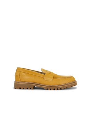Duke + Dexter Wilde Nubuck Lug Loafer in Brown. Size 8. Also in 9, 10, 11, 12.