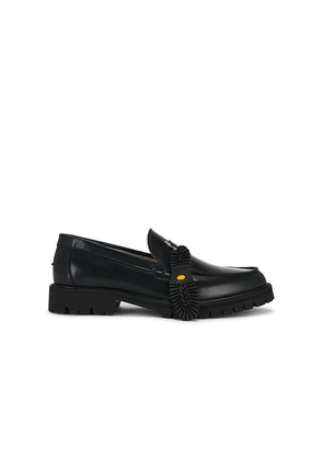 Duke + Dexter Vibram Carrarmato Lug Loafer in Black. Size 8. Also in 9, 10, 11, 12.