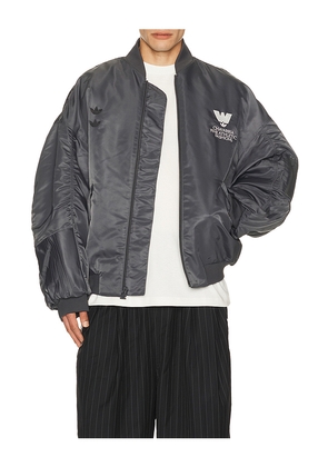 adidas Originals x Willy Chavarria Bomber Jacket in Black. Size M. Also in L, XL/1X.