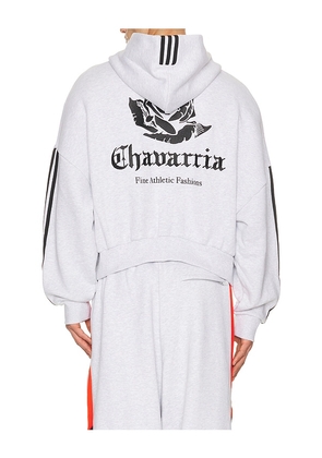 adidas Originals x Willy Chavarria Full Zip Hoody in Grey. Size S. Also in L.