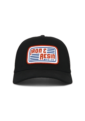 Iron & Resin America Hat in Black.