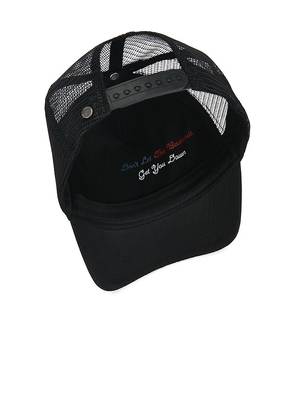 Iron & Resin America Hat in Black.