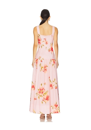 Lovers and Friends Petal Maxi Dress in Blush. Size XS. Also in S.