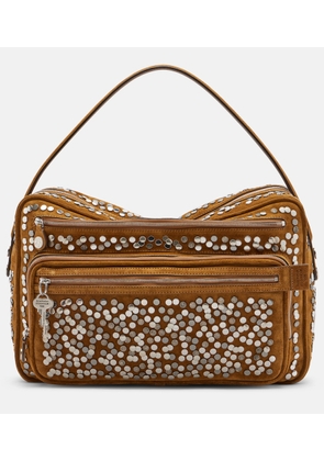 Acne Studios Camero Camera Large suede shoulder bag