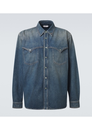 Versace Medusa denim overshirt