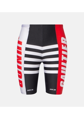 Jean Paul Gaultier Logo printed biker shorts