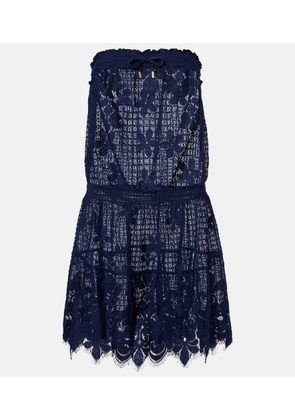 Melissa Odabash Isla HS cotton-blend lace romper