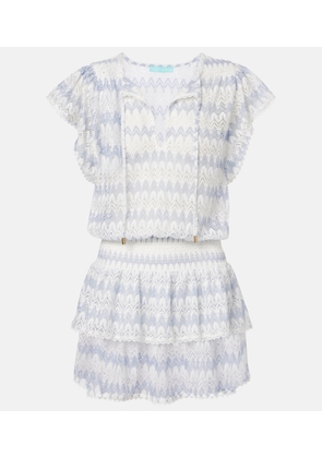 Melissa Odabash Remi tiered minidress