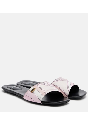 Pucci Yummy Iride twill slides