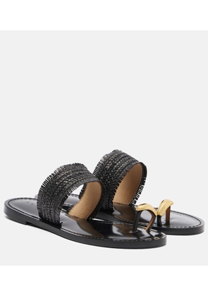 Amanu Kiwayu braided leather sandals