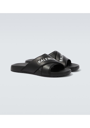 Balenciaga Sporty Pool slides