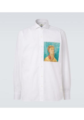 Junya Watanabe x Luigi Borrelli printed cotton shirt