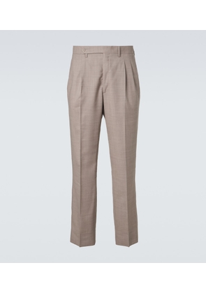 Stoffa Pleated wool wide-leg pants