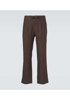 Stoffa Linen straight pants