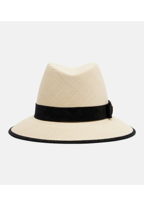 Valentino VLogo straw Panama hat
