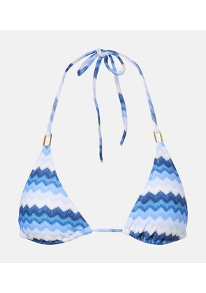 Melissa Odabash Cancun chevron bikini top