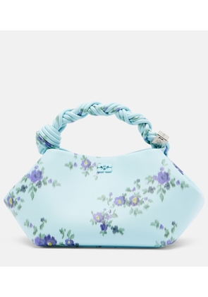 Ganni Bou Small floral top-handle bag