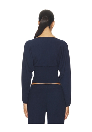 Lovers and Friends Liza Boat Neck Sweater in Navy. Size XS. Also in S, M, L, XL.