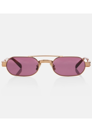 Miu Miu Logo oval sunglasses