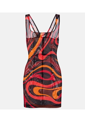 Pucci Marmo draped minidress