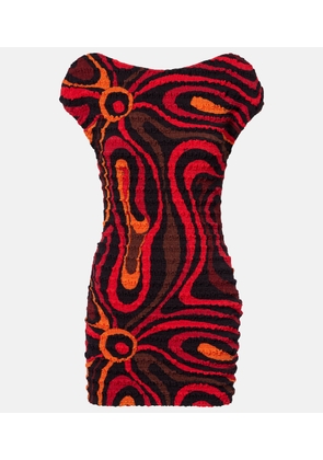 Pucci Marmo smocked minidress