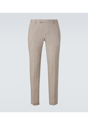 Sunspel Linen straight pants