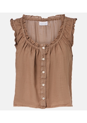Velvet Tana linen top