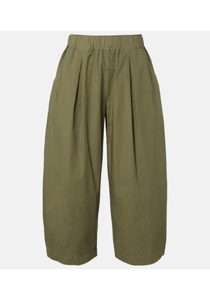 Velvet Sophia cotton poplin wide-leg pants