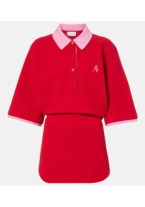 The Attico Cotton polo dress