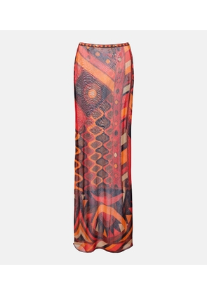 Pucci Vivara tulle maxi skirt