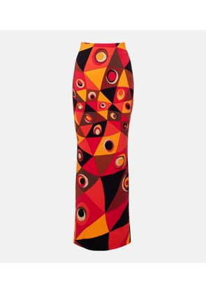 Pucci Occhi jersey maxi skirt