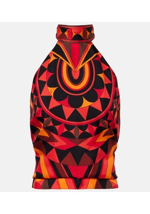 Pucci Manuba silk twill top