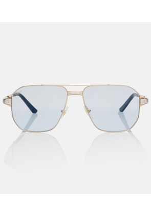 Cartier Eyewear Collection Santos De Cartier aviator sunglasses