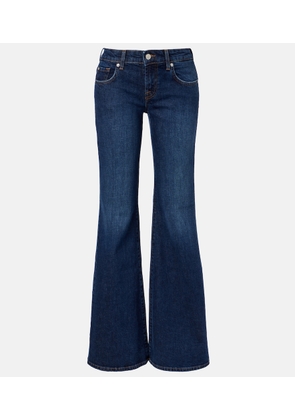 7 For All Mankind Low-rise flared jeans