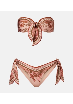 Zimmermann Aster printed bikini