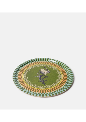 La DoubleJ Nymph Bloom floral birch tray