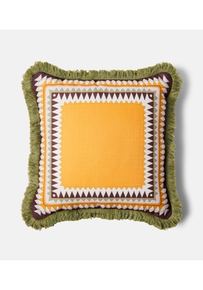 La DoubleJ Fringed cushion