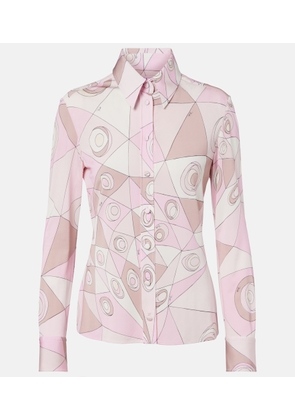 Pucci Occhi satin jersey shirt