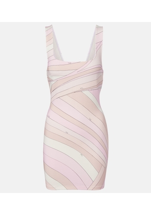 Pucci Iride jersey minidress