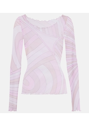 Pucci Iride tulle top