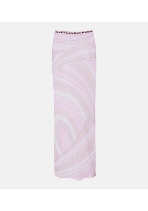 Pucci Iride tulle maxi skirt