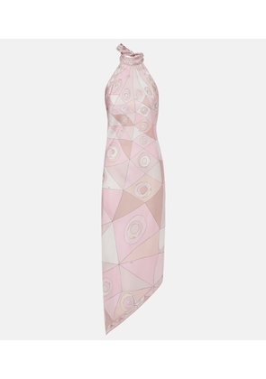 Pucci Occhi silk twill maxi dress