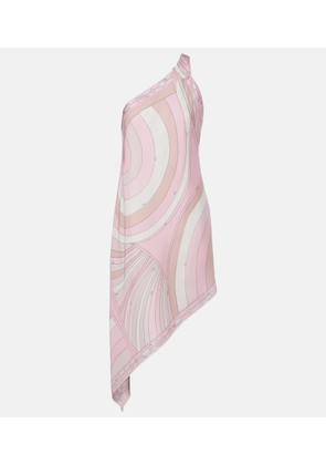 Pucci Iride silk twill minidress