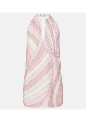 Pucci Occhi cotton-blend minidress