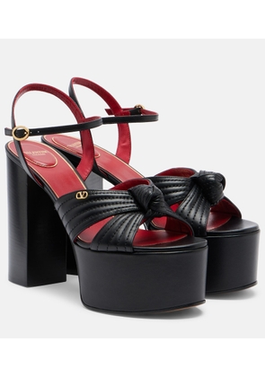 Valentino Garavani Crasher leather platform sandals