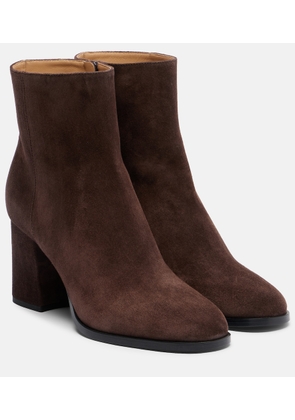 Valentino Garavani Fawcette VLogo suede ankle bots