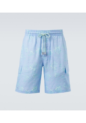 Vilebrequin Baie linen Bermuda shorts