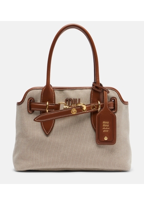 Miu Miu Aventure Small canvas tote bag